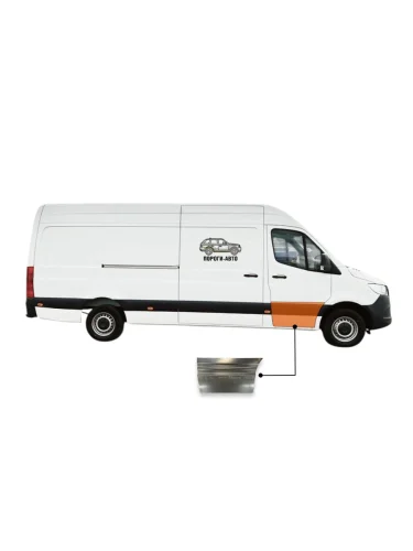 Пенка двери пассажирской с заходом под молдинг Volkswagen Crafter maxi