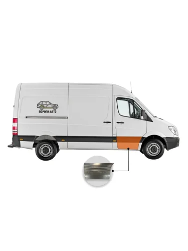 Пенка двери пассажирской с заходом под молдинг Volkswagen Crafter mini (Пенка двери пассажирской с заходом под молдинг Volkswagen Crafter mini)