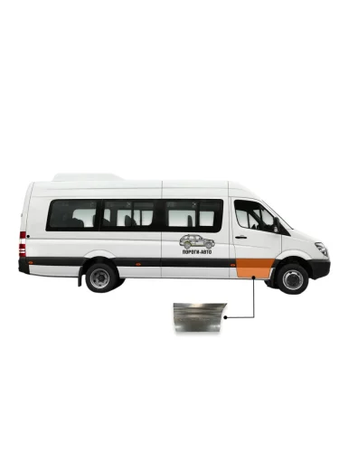 Пенка двери пассажирской с заходом под молдинг Mercedes Sprinter 906 maxi long (Пенка двери пассажирской с заходом под молдинг Mercedes Sprinter 906 maxi long)