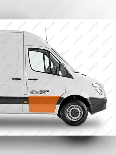 Пенка пассажирской двери увеличенная Mercedes Sprinter 906 mini  Пороги-Авто gtpcc