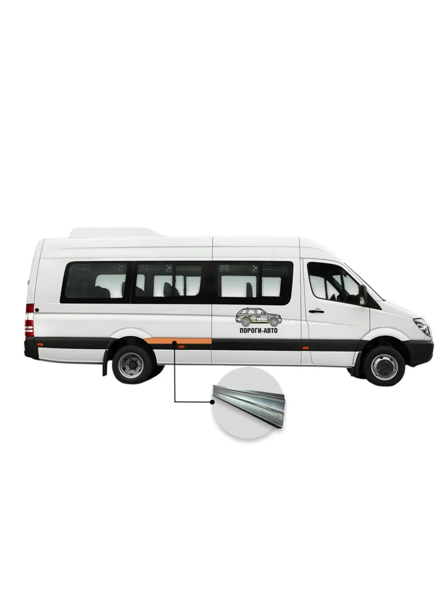 Вставка под молдинг кармана перед задним правым колесом верхняя Volkswagen Crafter maxi long  в Самаре Самарской области