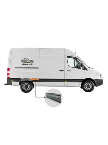 Вставка под молдинг кармана перед задним правым колесом верхняя Mercedes Sprinter 906 mini