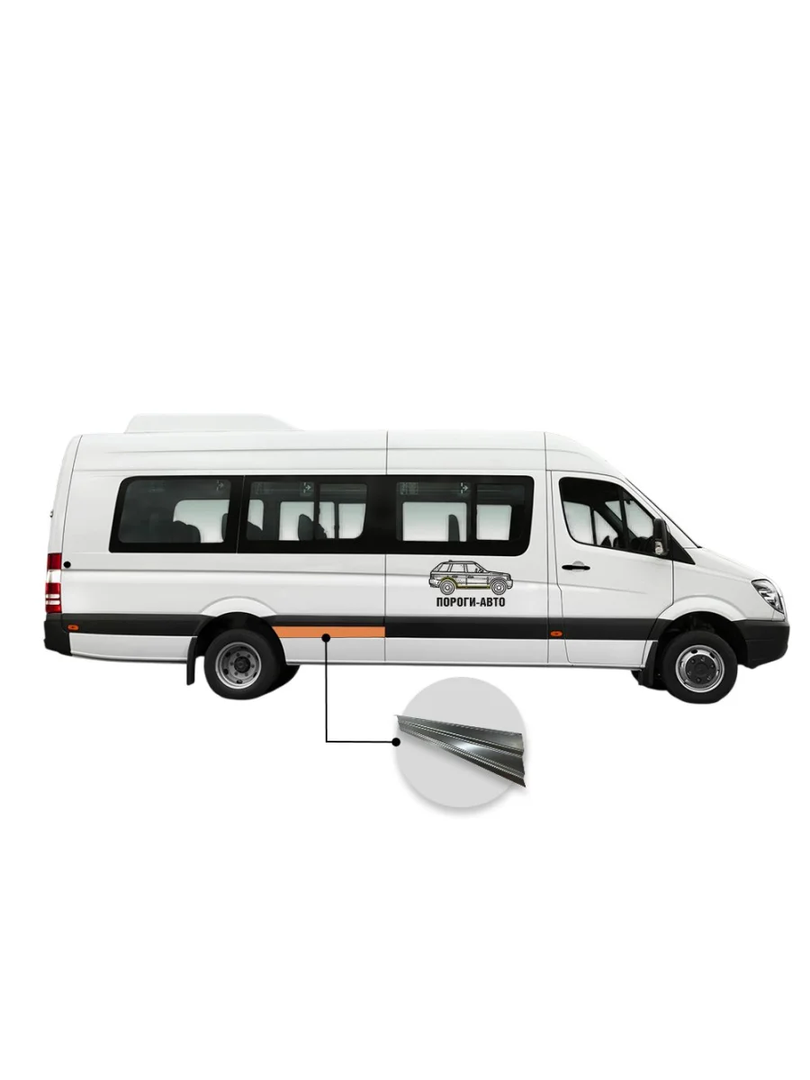 Вставка под молдинг кармана перед задним правым колесом нижняя Volkswagen Crafter maxi long  В Кинешме Ивановской области