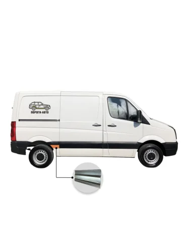 Вставка под молдинг кармана перед задним правым колесом нижняя Volkswagen Crafter super mini