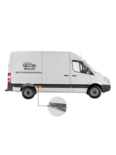 Вставка под молдинг кармана перед задним правым колесом нижняя Volkswagen Crafter mini