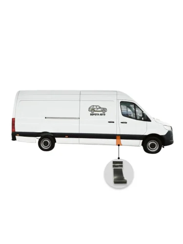 Карман после пассажирской двери с заходом под молдинг Volkswagen Crafter maxi