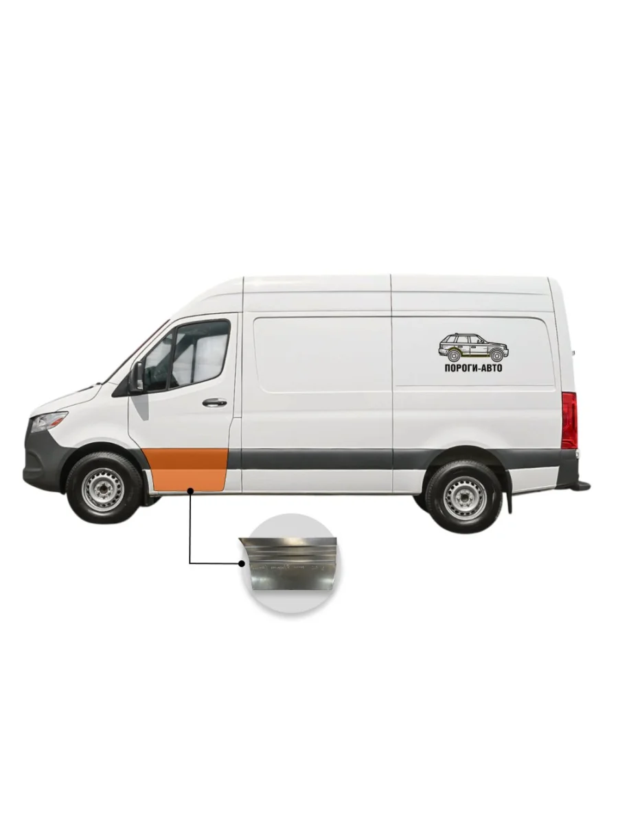 Пенка двери водительской с заходом под молдинг Volkswagen Crafter mini  в Самаре Самарской области