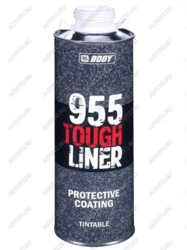 Антигравий белый сверхпрочное покрытие 600мл Tough Liner 955 с отвердителем 0.2л BODY BODY 9550100001
