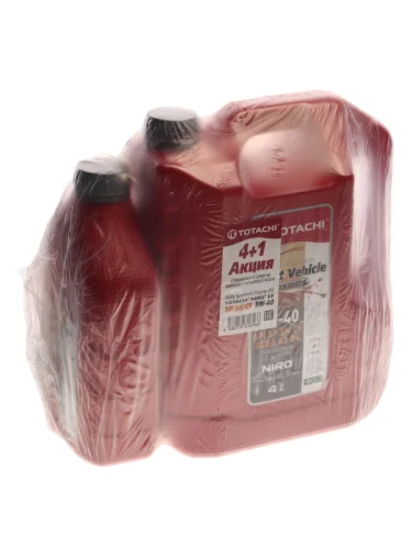 Масло моторное NIRO LV SPSNCFA3B4 5W40 синт.4л+1л TOTACHI TOTACHI 1g204