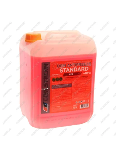 Антифриз красный -40C 10кг Standart COOL STREAM COOL STREAM cs-010203-rd