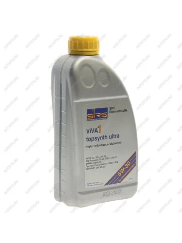 Масло моторное VIVA 1 topsynth Ultra 5W30 синт.1л SRS SRS 40343