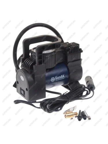 Компрессор автомобильный 35лмин. 6атм. 10А 12V в прикуриватель Профи-35Ф (фонарь,сумка) БЕЛАК БЕЛАК бак.99176