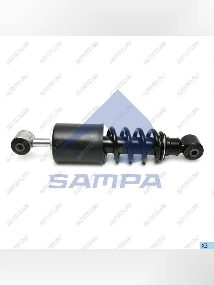 Амортизатор MAN TGA кабины передний с пружиной (322382 12x50 12x50 OO) SAMPA SAMPA 025.353  в Самаре Самарской области