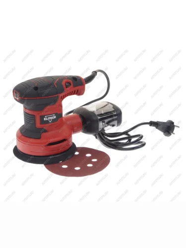 Машина шлифовальная эксцентриковая 350Вт 125мм 7000-14000обмин. (пылесборник) ELITECH ELITECH мшэ 031э