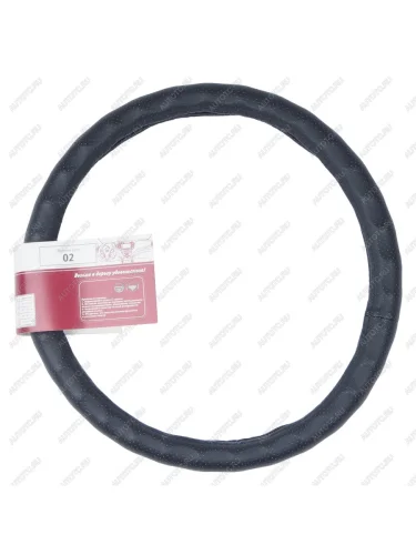 Оплетка руля (XL) 41-43см черная кожа TORINO TORINO gd-02xl,перф.кожа,черная