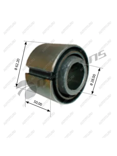 Сайлентблок IVECO EuroTech,Star,Trakker стабилизатора переднего (28х63х50) MANSONS MANSONS 790.114