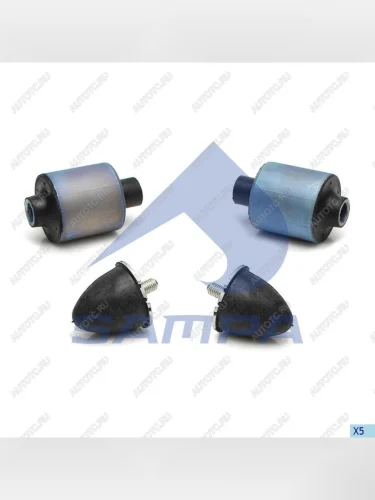 Сайлентблок RENAULT Magnum кабины (комплект 2 сайлентблока,2 отбойника) SAMPA SAMPA 080.713