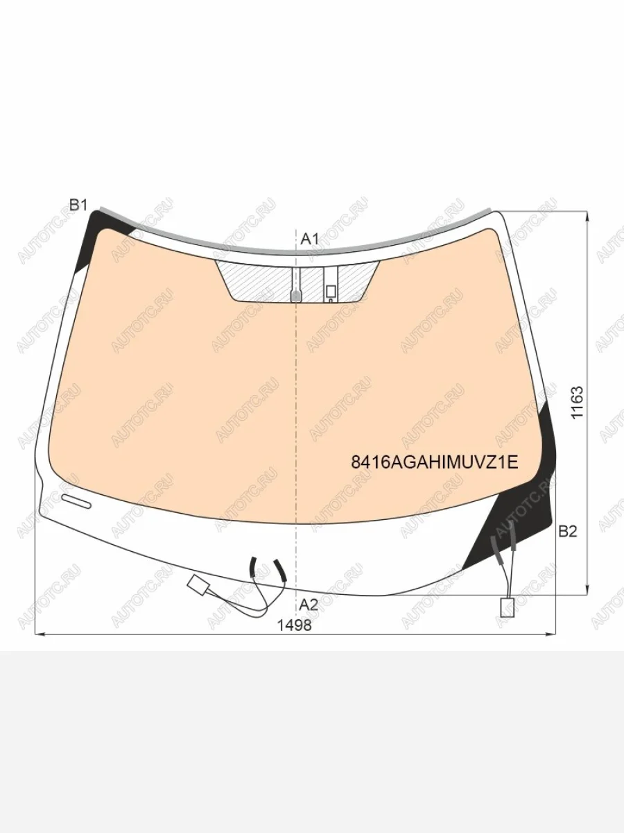 Стекло лобовое (обогрев полный, датчик дождя, молдинг, проекция) FUYAO Lexus RX 200T AL20 дорестайлинг (2015-2017) (зеленое)  в Керчи Республика Крым