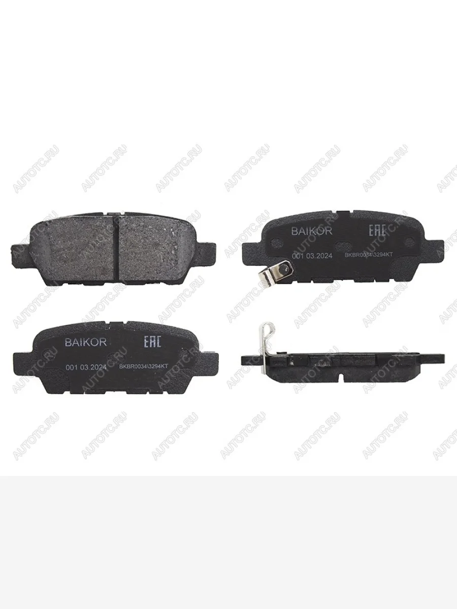 Колодки тормозные зад NISSAN J10 06-13 X-TRAIL T## 00- TIIDA C11 05-12 BAIKOR BKBR0034  в Воронеже Воронежской области