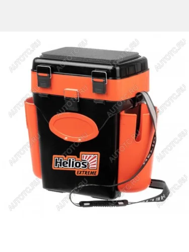 Ящик рыболовный зимний HELIOS FishBox (10л) оранжевый  156317