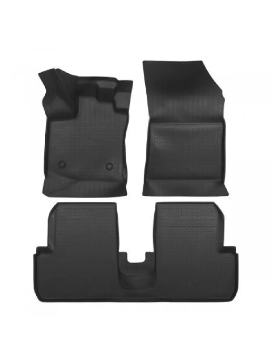 Коврики салонные Norplast Unidec Dacia Lodgy JS минивэн дорестайлинг (2012-2017) (черные)  в Керчи Республика Крым