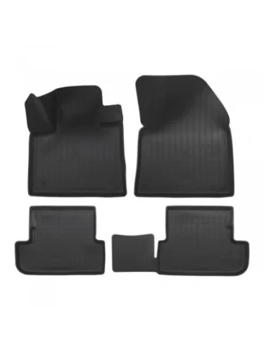 Коврики салонные Norplast Unidec (черные) Peugeot 3008 2 C1A,C2A рестайлинг (2020-2022)