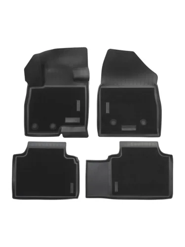 Коврики салонные комбинированные Unidec (черные) BAIC X7 рестайлинг (2023-2025)