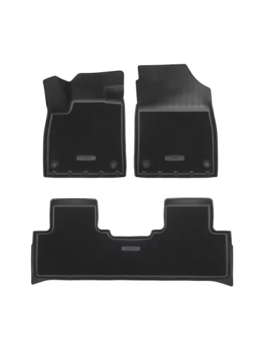 Коврики салонные комбинированные (2WD) Unidec (черные) Haval H3 (2024-2025)