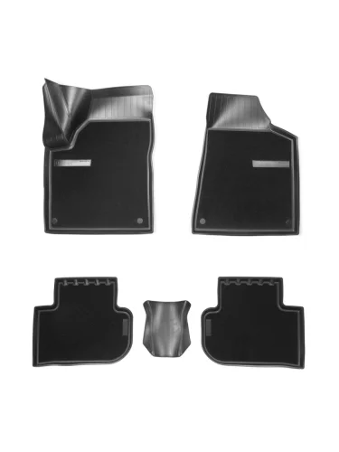 Коврики салонные комбинированные Unidec (черные) FAW J7 Тягач (2023-2025)