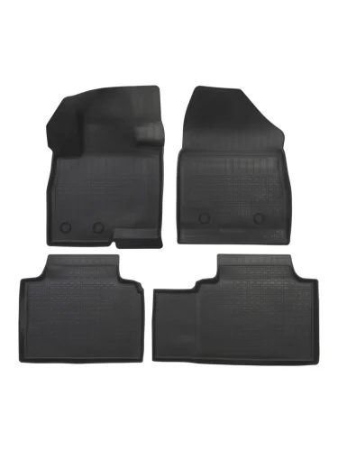 Коврики салонные Norplast Unidec (черные) BAIC X75 (2024-2025)