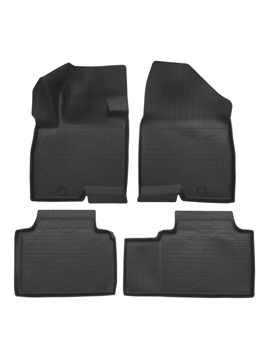 Коврики салонные Norplast Unidec BAIC X7 рестайлинг (2023-2025) (черные)  с доставкой в г. Керчь