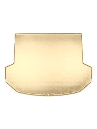 Коврик багажника (полиуретан, сложенный 3 ряд) Norplast Unidec (бежевый) JAC Sehol X8 Plus  1 (2022-2025)