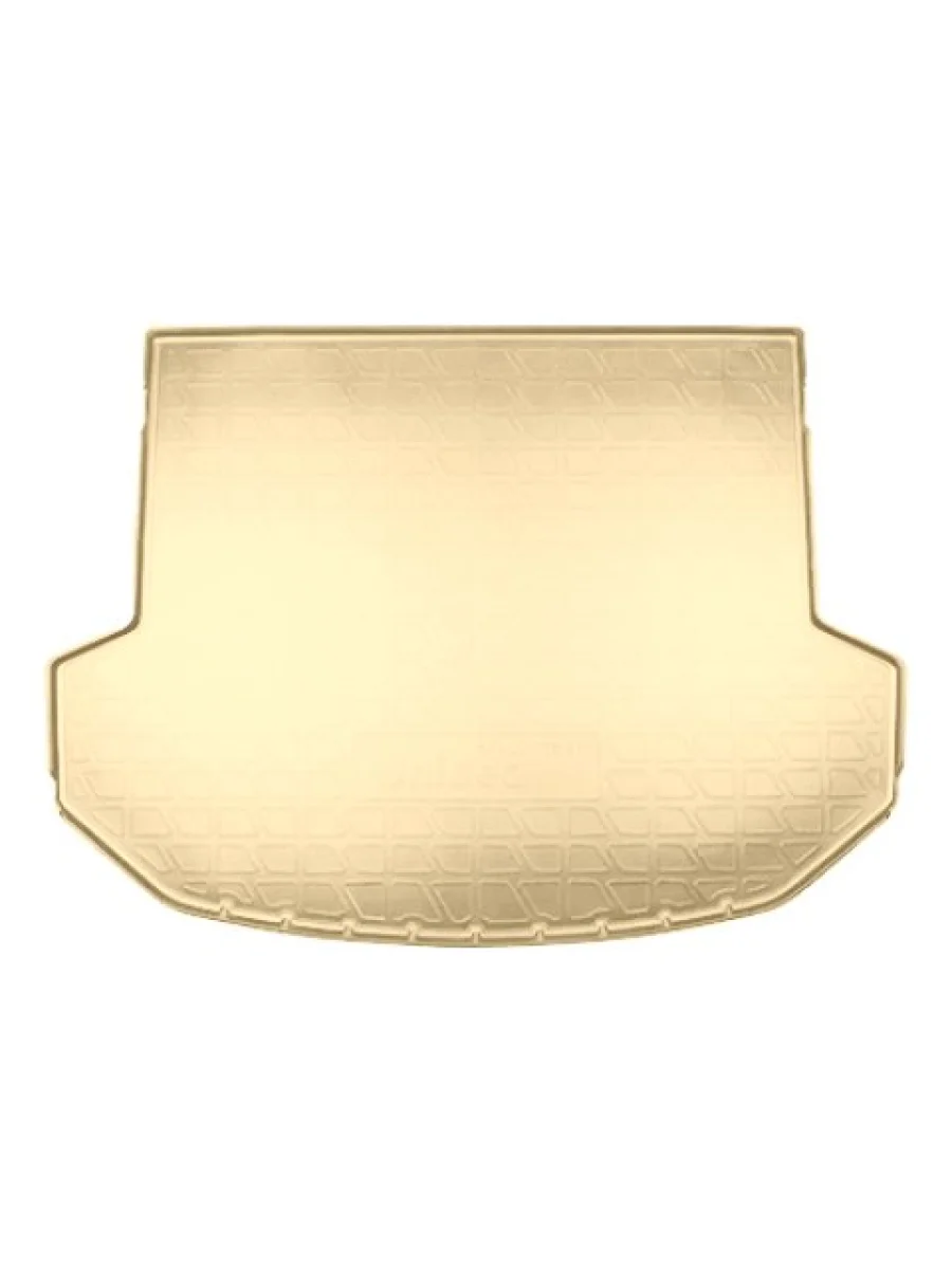 Коврик багажника (полиуретан, сложенный 3 ряд) Norplast Unidec  JAC Sehol X8 Plus (2022-2025) 1 (бежевый)  в Самаре Самарской области