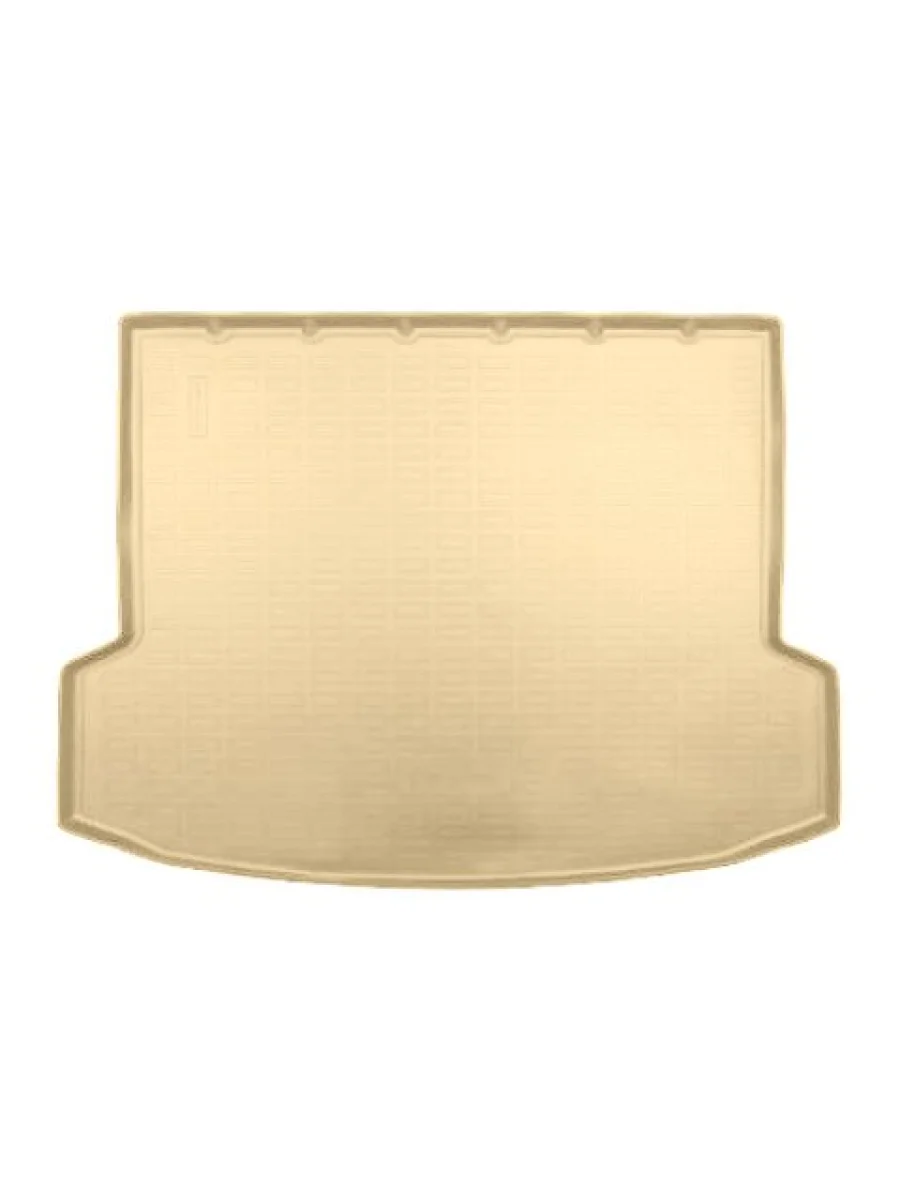 Коврик багажника (полиуретан, без полки 2-го уровня) Norplast Unidec JAECOO J7 (2023-2025) (бежевый)  с доставкой в г. Пермь