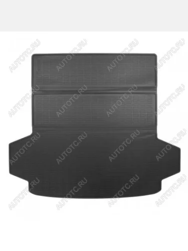 Коврик багажника складной (полиуретан) Norplast Unidec TRI-FOLD (черный) Volkswagen Talagon  1 (2021-2025)