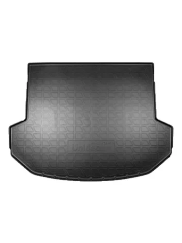 Коврик багажника (полиуретан, сложенный 3 ряд) Norplast Unidec (черный) JAC Sehol X8 Plus  1 (2022-2025)