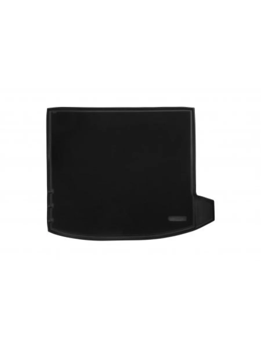 Коврик багажника комбинированный (полиуретан/текстиль) Norplast Unidec Hongqi HS3 (2023-2025) (черный)  в Керчи Республика Крым