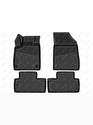 Коврики 3D в салон Element (черные) GAC GS3 (2023-2025)