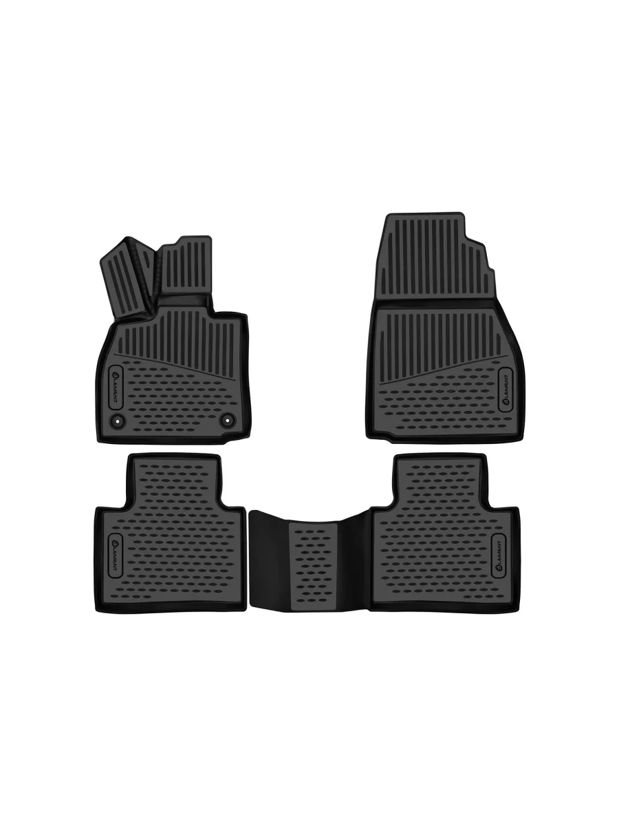 Коврики 3D в салон Element  Hongqi HS3 (2023-2025) (черные)  в Керчи Республика Крым