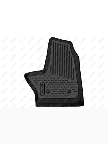 Коврик в салон Газель Next, 2016- (дистанционный привод ручки КПП), передний левый, 1 шт. (полиуретан)  Газель некст Element element5314210k.fl