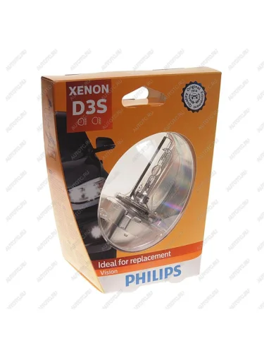 Лампа ксеноновая D3S 35W PK32d-5 4600K бокс (1шт.) Xenon Vision PHILIPS PHILIPS 42403vis1