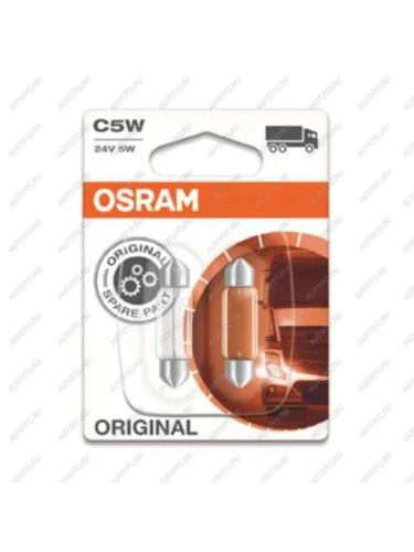 Лампа 24V C5W SV8.5-8 блистер (2шт.) OSRAM OSRAM 6423-02b
