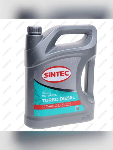 Масло дизельное TURBO DIESEL CF-4SJ 10W40 псинт.5л SINTEC SINTEC 102538