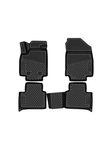 Коврики 3D в салон (полиуретан) Element (черные) Haval H3 (2024-2025)