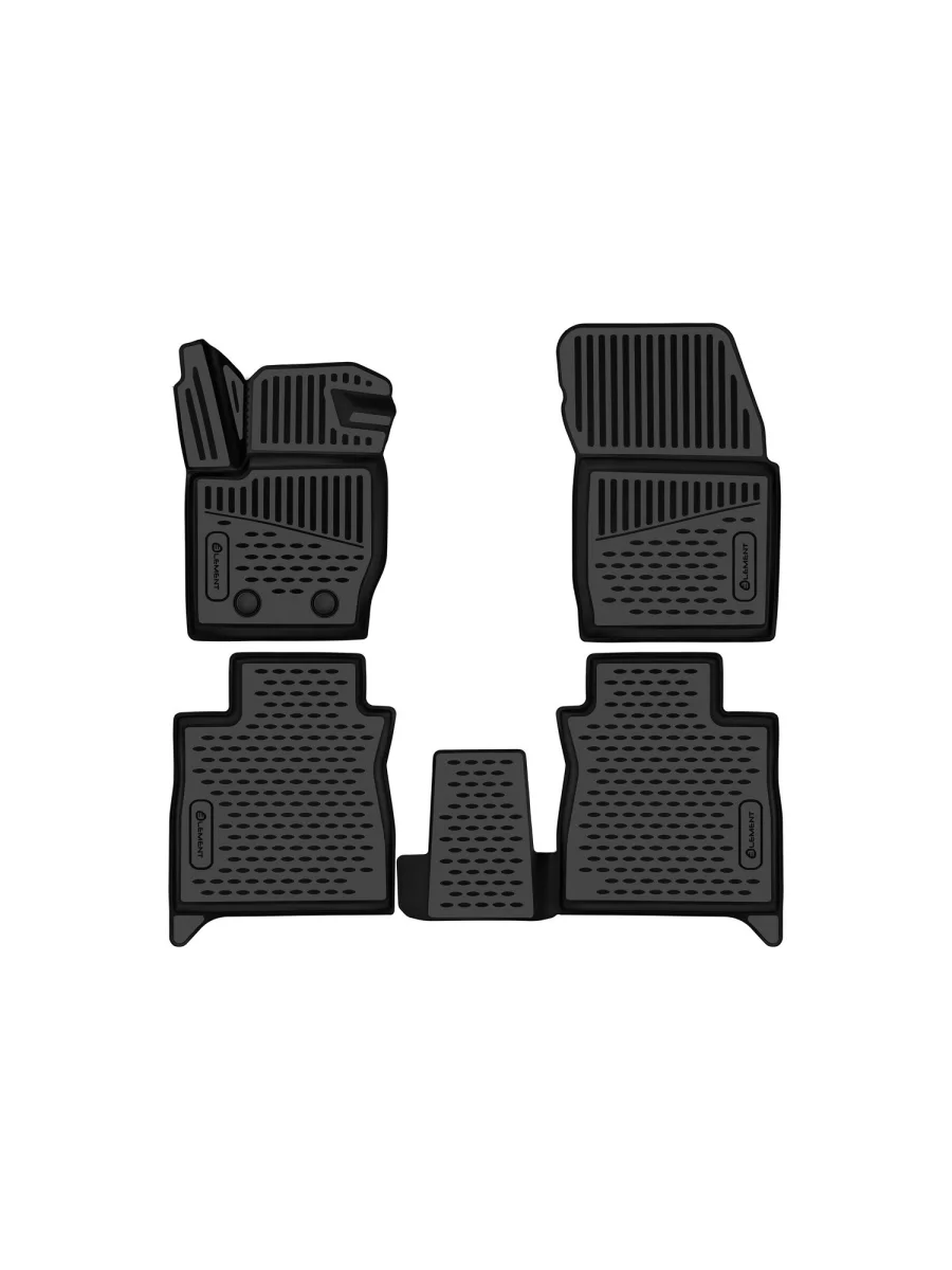 Коврики 3D в салон Element  Haval H5 (2023-2025) (черные)  в Керчи Республика Крым