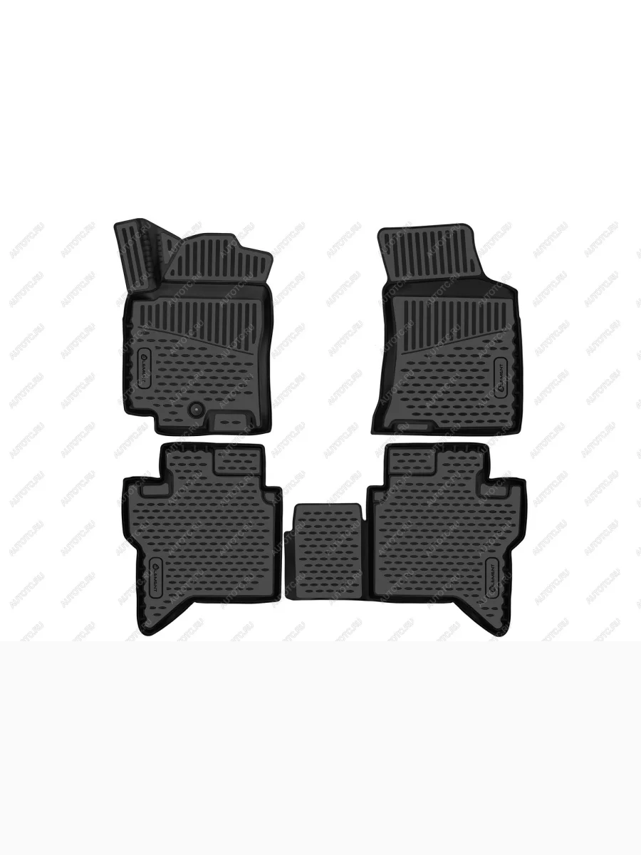 Коврики 3D в салон Element JAC T9 Pickup Double Cab (2021-2025) (черные)  в Керчи Республика Крым