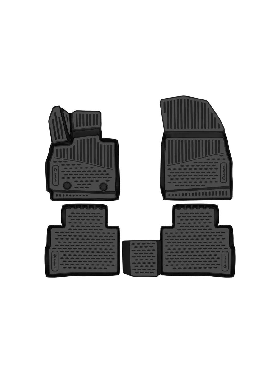 Коврики 3D в салон Element JAECOO J8 (2024-2025) (черные)  с доставкой в г. Керчь