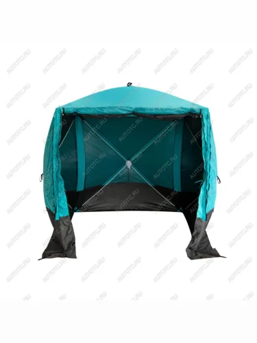 Шатер "СЛЕДОПЫТ" быстросборный, h-2,05 м, 2,1х2,1 м., S по полу 4,4 кв.м, цв. WATERFALL  pf-tor-k07