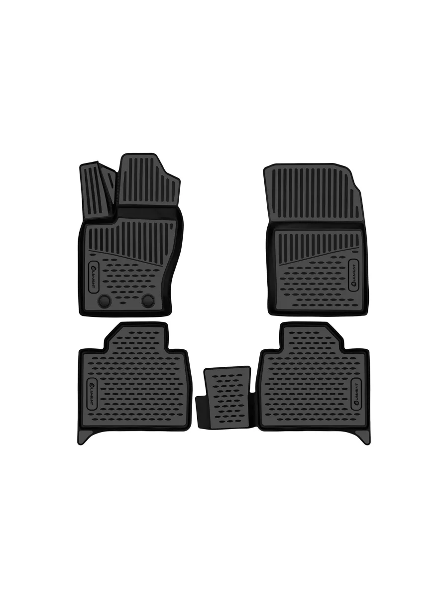 Коврики 3D в салон Element  Tank 400 (2023-2025) (черные)  в Самаре Самарской области