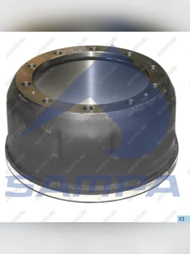 Барабан тормозной MERCEDES передний (410x180191 h=237) (1шт.) SAMPA SAMPA 100.433